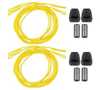 Endoto 2 Pares Kit de Cordones para Salomon Zapatillas, Repuesto Sin Atar Cordon Laces para Speedcross Zapatos (Amarillo, 56 pulgadas/142cm)