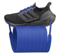 Endoto Cordones de reemplazo planos para Adidas Ultraboost 19/20/21/22/23 1.0/2.0/3.0/4.0/5.0 zapatillas (Color: Azul, Tamaño: 41 pulgadas)