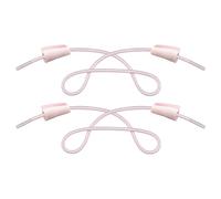 Endoto Cordones Elasticos para Hey Dude Zapatos, Cordón Sin Atar de Repuesto Laces (Rosa, 17 pulgadas)