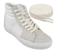 Endoto Cordones Elasticos para Vans Zapatillas, Repuesto Planos Elastic Cordon Laces (Crema, 50 pulgadas)