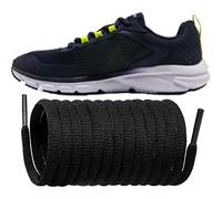 Endoto Cordones Ovalados para Under Armour Charged Assert/Escape/Bandit/Commit zapatillas de Entrenamiento y Carrera, Cordón de Repuesto Shoelaces Laces (Negro,40 pulgadas)