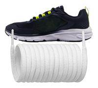 Endoto Cordones Ovalados para Under Armour Zapatillas, 6MM Repuesto Cordon Laces para Tennis Sneaker (Blanco,45 pulgadas)