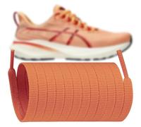 Endoto Cordones para ASICS GEL-KAYANO/NIMBUS/GT-2000/CUMULUS Zapatillas de Deporte, Repuesto Cordón Laces para Running Sneaker - Naranja, 50 pulgadas