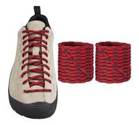 Endoto Cordones para Keen Jasper Zionic Zapatillas, Wave Shape Repuesto Cordón Laces con Forma de Onda - Rojo&Negro, 59 pulgadas