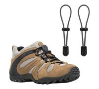 Endoto Cordones para Merrell Chameleon Botas, Cordón Elasticos Sin Atar de Repuesto Elastic Shoelaces Laces - Negro, 47 pulgadas