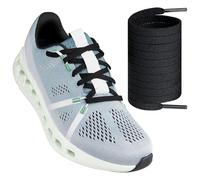 Endoto Cordones para On Cloudsurfer Zapatillas, 6MM Repuesto Planos Cordon Laces para Running Sneaker (Negro, 50 pulgadas)