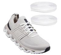 Endoto Cordones para ON Cloudswift 3 Zapatillas de Deporte, Repuesto Cordón Planos de 7MM Laces para Running Sneaker - Blanco, 50 pulgadas