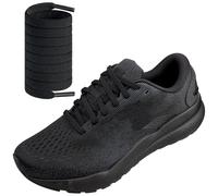 Endoto Cordones Planos para Brooks Ghost 16 Zapatillas de Deporte, 6MM de Ancho Repuesto Cordón Laces para Running Sneaker - Negro, 50 pulgadas
