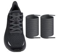 Endoto Cordones Planos para HOKA ONE Clifton/Bondi/Rincon/Skyflow Zapatillas de Deporte, Repuesto Cordon Laces para Sneaker (Gris Oscuro, 50 pulgadas)