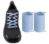 Endoto Cordones Planos para HOKA ONE Clifton/Bondi/Rincon/Skyflow Zapatillas de Deporte, Repuesto Cordon Laces para Sneaker (Niebla Azul, 50 pulgadas)
