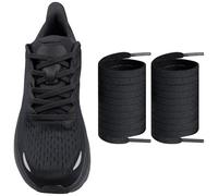 Endoto Cordones Planos para HOKA ONE Clifton/Bondi/Rincon/Skyflow Zapatillas de Deporte, Repuesto Cordon Laces para Sneaker (Negro, 50 pulgadas)