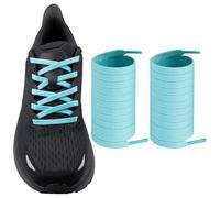 Endoto Cordones Planos para HOKA ONE Clifton/Bondi/Rincon/Skyflow Zapatillas de Deporte, Repuesto Cordon Laces para Sneaker (Verde, 45 pulgadas)