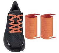 Endoto Cordones Planos para HOKA ONE Clifton/Bondi/Rincon/Skyflow Zapatillas de Deporte, Repuesto Cordon Laces para Sneaker (Naranja, 45 pulgadas)