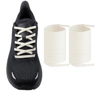Endoto Cordones Planos para HOKA ONE Clifton/Bondi/Rincon/Skyflow Zapatillas de Deporte, Repuesto Cordon Laces para Sneaker (Color de Vela, 40 pulgadas)