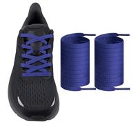 Endoto Cordones Planos para HOKA ONE Clifton/Bondi/Rincon/Skyflow Zapatillas de Deporte, Repuesto Cordon Laces para Sneaker (Azul Marino, 50 pulgadas)