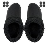 Endoto Forro para Croc, Fur Liner Fleece Fluffy Fuzzy Lining de Repuesto Mullido y Cálido para el Invierno (Negro, 37-38 EU)