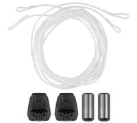 Endoto Kit de Cordones para Salomon Zapatillas, Repuesto Sin Atar Cordon Laces para Speedcross Zapatos (Blanco, 56 pulgadas/142cm)