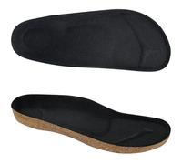 Endoto Plantilla de Corcho para Birkenstock Super Birki Zuecos, Cork Kork Plantilla Insoles de Repuesto para Sandalias de Hombre y Mujer con Soporte para El Arco - 40 EU