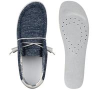 Endoto Plantillas Clásicas para Hey Dude Wally Hombre Zapatos, Plantilla Insoles Repuesto Cómodos y Ligeros (Talla: 41 EU)