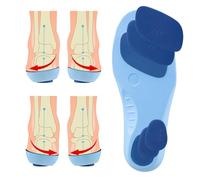 Endoto Plantillas Correctoras de Pronador y Supinador para Hombre Mujer Niños Infante, Insoles Ajustables para Supinación Pronación Over Supination y Pronation - M
