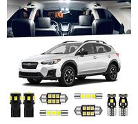 ENDPAGE Kit de 8 piezas de luz LED Crosstrek para Subaru XV Crosstrek 2013 2014 2015 2016 2017 2018 2019 2020 2021 2022 blanco 6000K paquete de iluminación LED + luces de matrícula, herramienta de