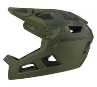 Endura Casco SingleTrack Youth Full Face verde 51 - 56 cm