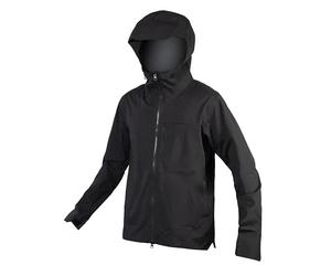 Endura Chaqueta de ciclismo de montaña MT500 Polartec para hombre, color negro, talla S