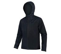 Endura Hummvee - Chaqueta de ciclismo de montaña impermeable con capucha para hombre, color negro, talla S