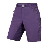 Endura Hummvee Mountain Bike Baggy Cycling Short with Liner Pantalones Cortos, Gris, M para Mujer