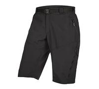 ENDURA Hummvee Short con Culote Interior para Hombre, Negro, S