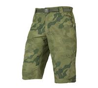 ENDURA Hummvee Short con Culote Interior para Hombre, Tonal Olive, S