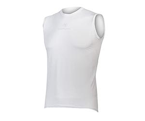 ENDURA Lightweight Sin Mangas Baselayer para Hombre, Blanco, XL