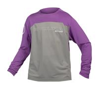 Endura Maillot Kids MT500 Burner L/S Modelo 2024 lila/gris 146/152