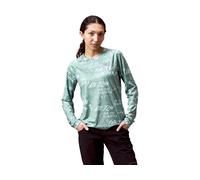 Endura Maillot Singletrack Print L/S para Damas verde XS