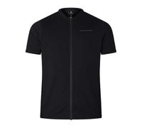 ENDURA Men's Loop Zipped Short Sleeve Jersey, Black, XS