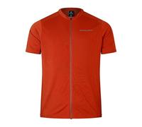 ENDURA Men's Loop Zipped Short Sleeve Jersey, Flame Red, S
