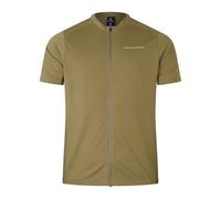 ENDURA Men's Loop Zipped Short Sleeve Jersey, Tweed Green, L