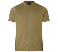 ENDURA Men's Loop Zipped Short Sleeve Jersey, Tweed Green, XXL