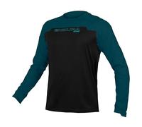 Endura MT500 - Camiseta de ciclismo de montaña para hombre, manga larga, color azul, talla XL