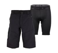 ENDURA Hummvee Short con Culote Interior para Hombre, Negro, XXL