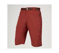 Endura Hummvee Pantalón Corto Holgado de Ciclismo para Hombre, para Bicicleta de montaña, con Culote Interior Incluido, Color ladrillo, Talla M