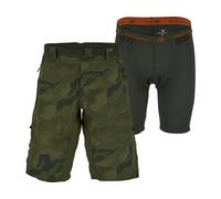 Endura Humvee Caballeros Short para ciclista con pantalón interior M Verde oliva oscuro