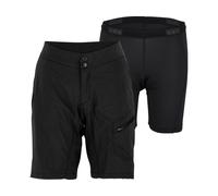 Endura Pantalones cortos para damas Hummvee Lite Shorts con pantalón interior negro XS