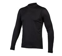 Endura Transloft - Camiseta de Ciclismo de Manga Larga para Hombre, Color Negro