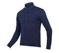ENDURA Xtract Roubaix Maillot de Manga Larga para Hombre, Azul Marino, L