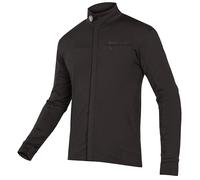 ENDURA Xtract Roubaix Maillot de Manga Larga para Hombre, Negro, S