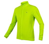 ENDURA Xtract Roubaix Manga Larga Camiseta De Ciclismo para Hombre, Hi-Viz Amarillo, M