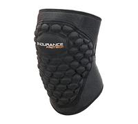 Endurance Protech Rodilleras, Unisex, Negro, Large