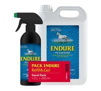ENDURE Refill & GO! (PACK Spray de 200 ml + Recarga de 1,5 L) repelente de insectos para caballos Vetnova