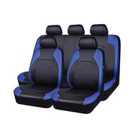 ENDYAK Fundas Asientos Coche Cuero para Dacia Sandero Stepway 3.Gen 2.Gen 2012 2013 2014 2015 2016 2017 2018 2019 2020 2021 2022-2025, Impermeables Juegos de Cubreasientos Interior Accesorios,Blue